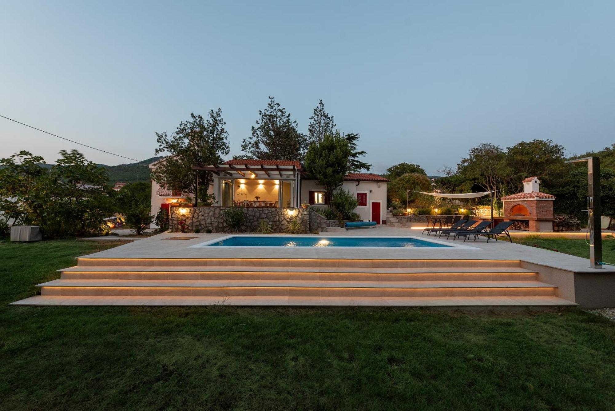 Garden Villa Hreljin Екстер'єр фото