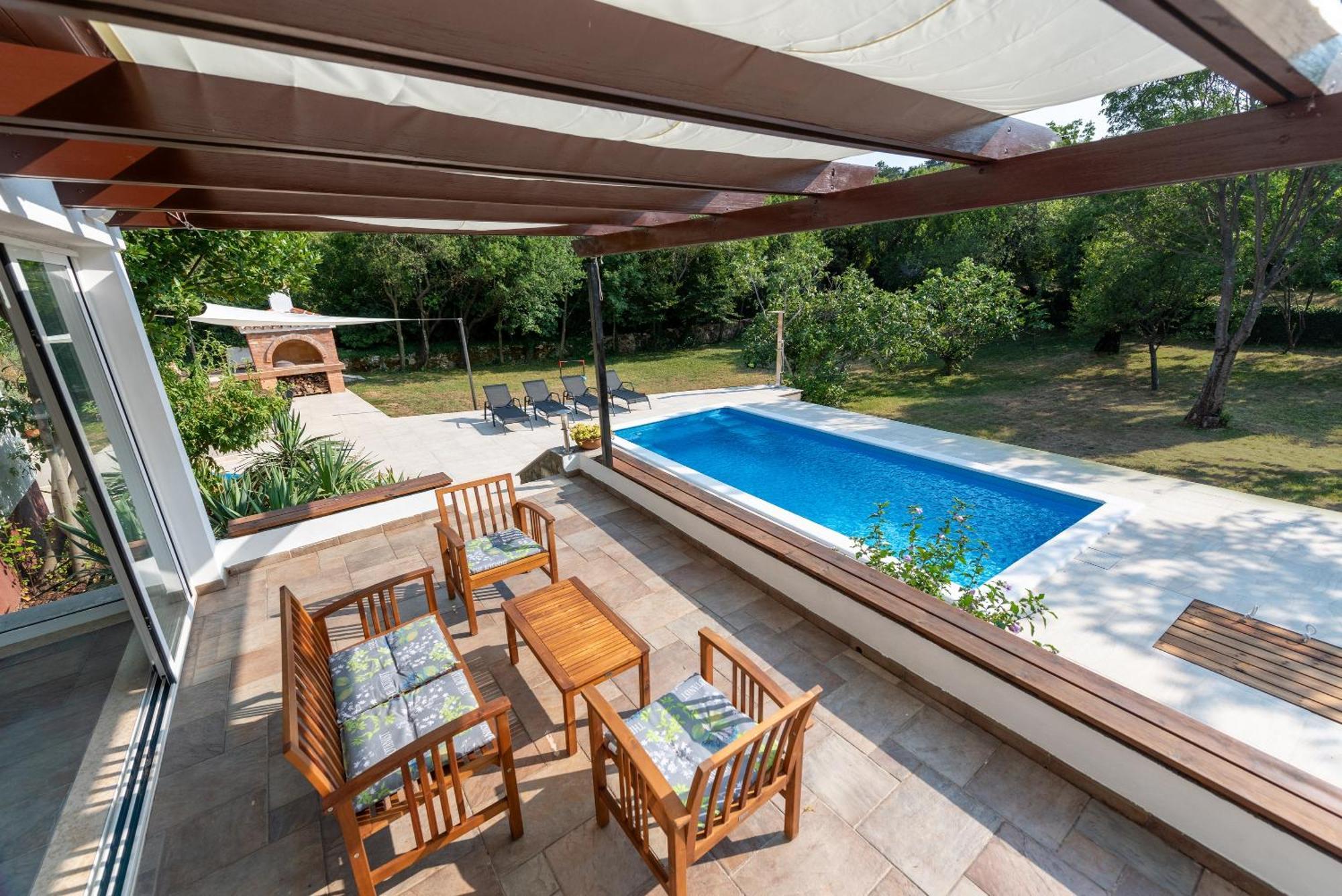 Garden Villa Hreljin Екстер'єр фото